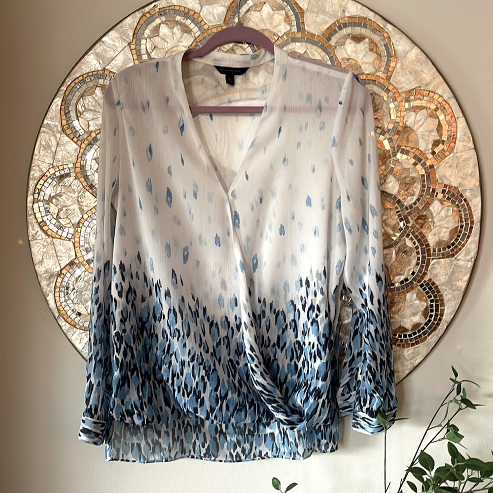 Banana Republic Surplice wrap style top